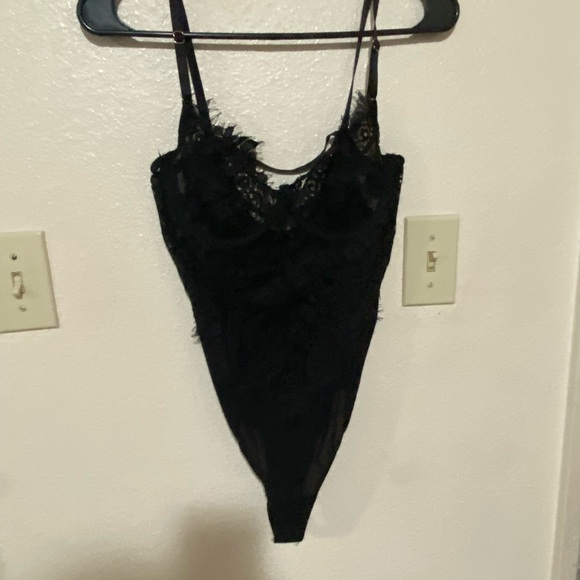 Blāshe Tops - Black Lace Bodysuit